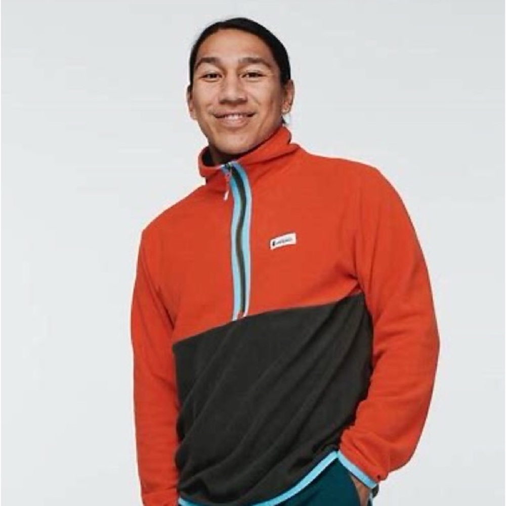 Cotopaxi Extra-Large Amado Fleece pullover 1/4 zip canyon & iron. No flaws.